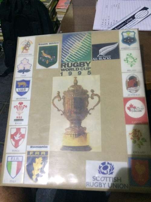 6 X Rugby Scrap Books ( One about the 95 World Cup ) Only Postnet as Shipping