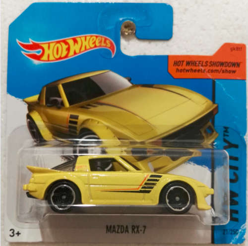 Hot Wheels Mazda RX-7 Yellow