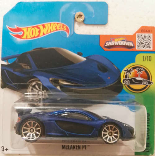 Hot Wheels Mclaren P1 Blue