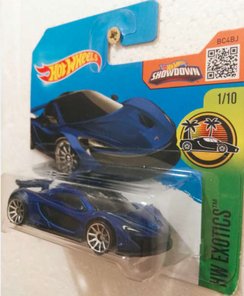 Hot Wheels Mclaren P1 Blue