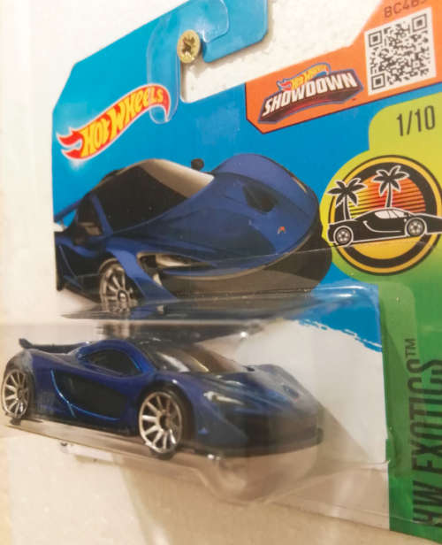 Hot Wheels Mclaren P1 Blue