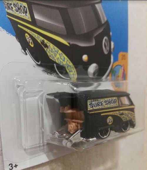 Hot Wheels Kool Kombi Black (Import long Card)