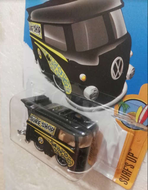 Hot Wheels Kool Kombi Black (Import long Card)
