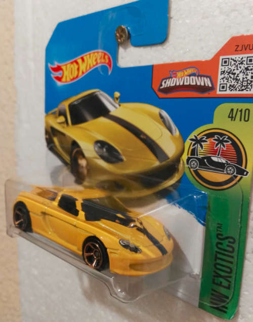 Hot Wheels Porsche Carrera GT (Yellow)