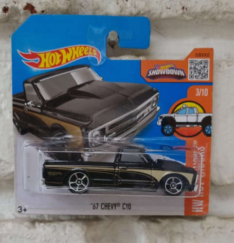 Hot Wheels 1/64 `67 Chevy C10 Black