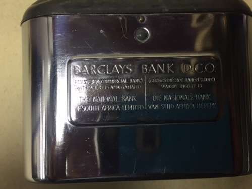 Barclays Bank Table Mountain money box