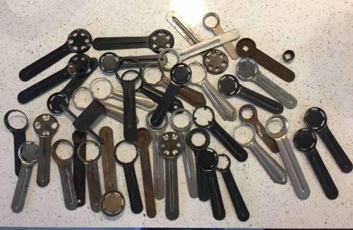 Vintage watch case openers