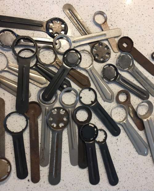 Vintage watch case openers