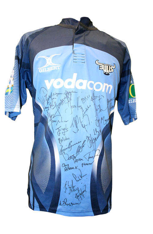 Bulls 2010 SuperRugby Jesery Signed by team