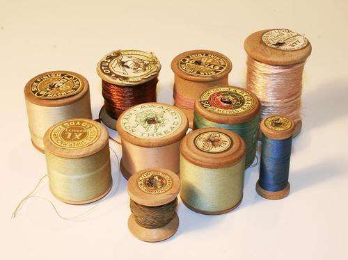 Collectable Wooden Cotton Reels