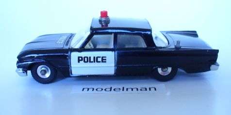 ENGLISH DINKY USA FORD POLICE CAR