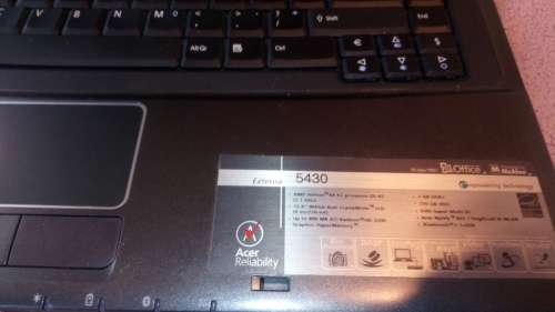Acer Laptop for Spare or Repair Model 5430