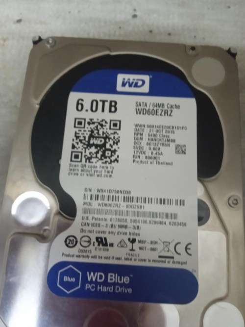 6TB Western Digital Blue Hard Drive