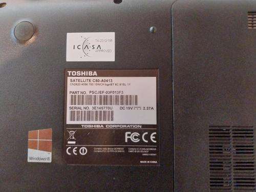 Toshiba Laptop for Sale - Great Condition Model C50-A0413
