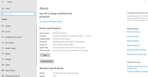 HP 250G3  Laptop COMPUTER - SEMI WORKING CONDITION - Please read