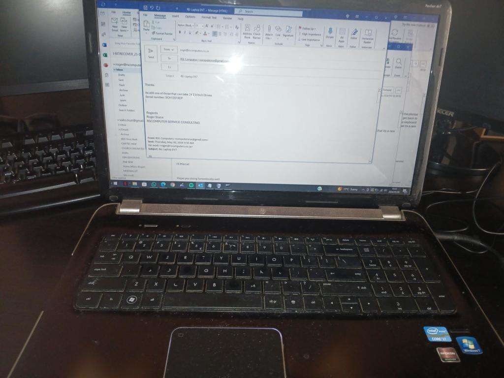 HP Pavillion DV7 Entertainment Computer - Great Condition well Looked after