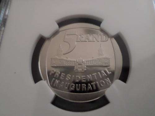 ** 1994** 5r - Presidential Inauguration !!** (PF69 ULTRA CAMEO)** "NO STEPS"(NGC GRADED)