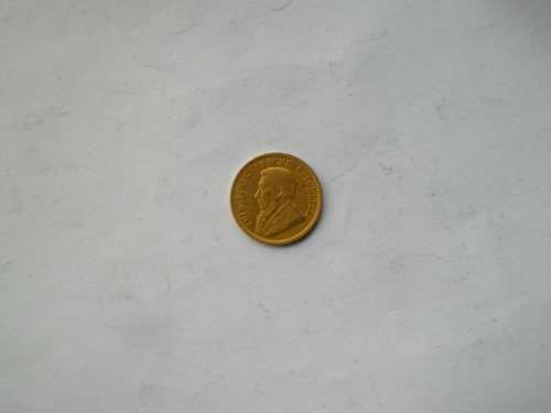 (1895) ZAR  GOLD 1/2 Pond (COIN ONLY)