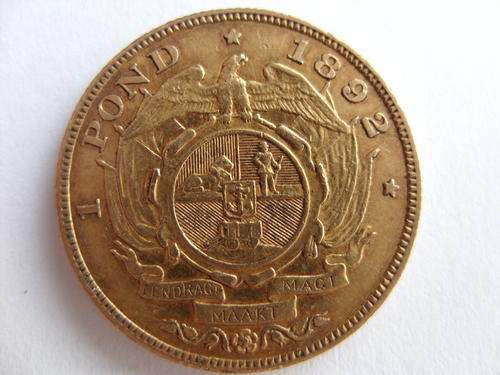 1892 ZAR One Pond (GOLD)