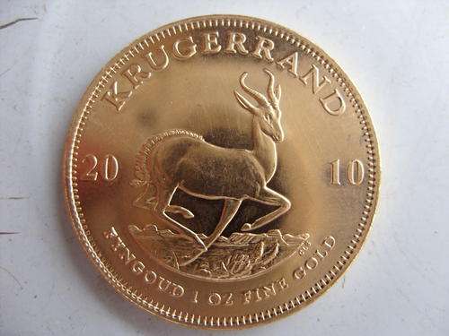 2010 1Oz Gold Bullion Kruger Rand (22ct)