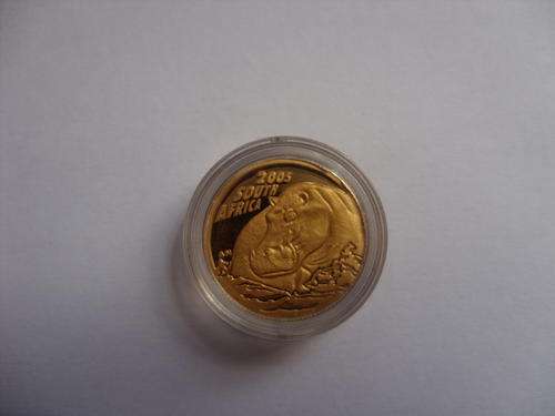 2005 GOLD  Natura Hippopotamus 1/10 Oz (AU 999.9) PROOF