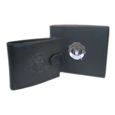 Manchester United F.C. Embossed Leather Wallet