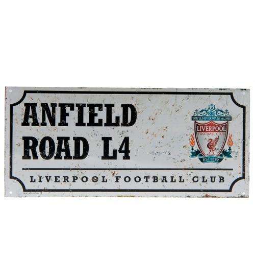 Liverpool F.C. Retro Street Sign