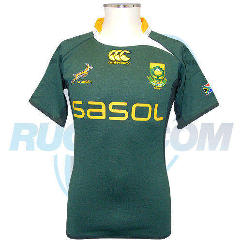 Official Springbok Rugby Test Shirt + FREE Canterbury Rugby Ball