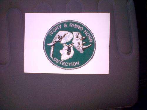 Police K9 Ivory & Rhino Horn Detection Patch