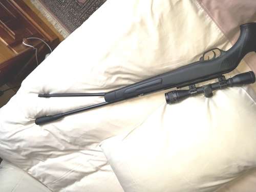 GAMO CFX 4.5MM AIR RIFLE WITH NIKKOSTERLING MOUNTMASTER 4X32 SCOPE