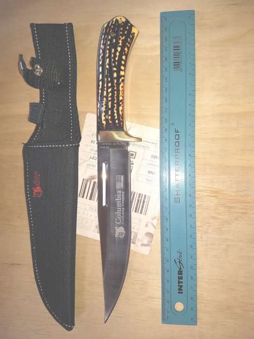 COLUMBIA SHEATH KNIFE AS PER PHOTO