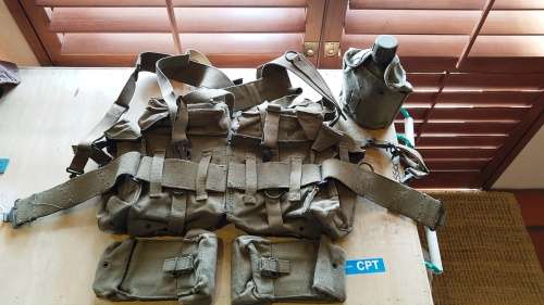 SAP / RHODESIAN ARMY?  - WEBBING - 1970 VINTAGE