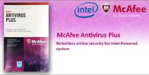 McAFEE Antivirus Plus 1 Year Subscription