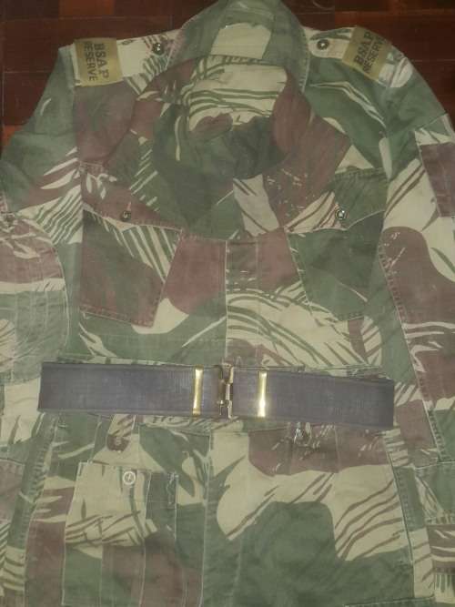 Rhodesian BSAP Reserve bush uniform collection