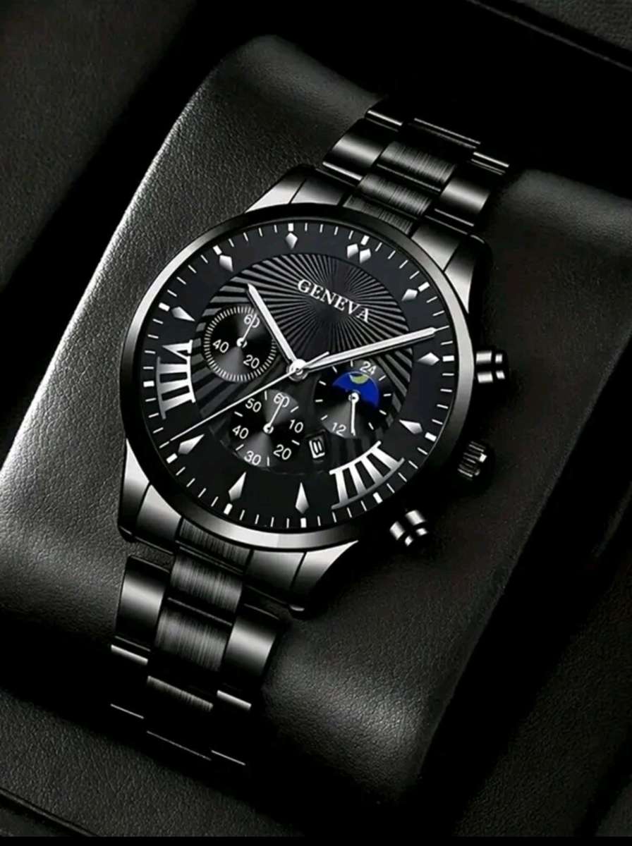 Luxury  Geneva Quartz watch set for him