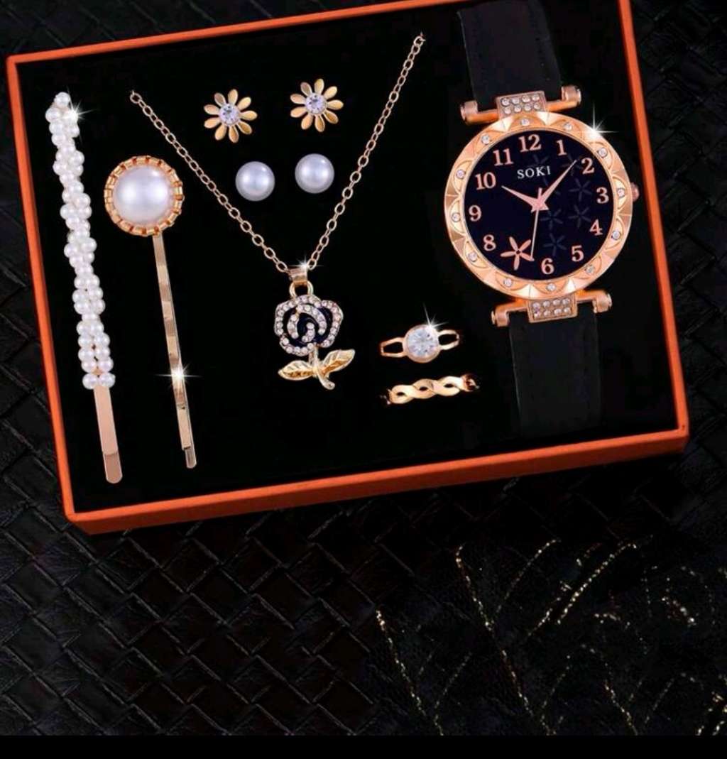 10 pc woman luxurious Quartz Watch set