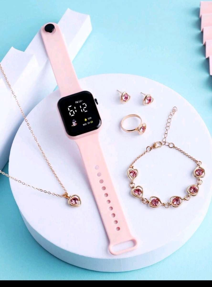 6pc digital watch set for her
