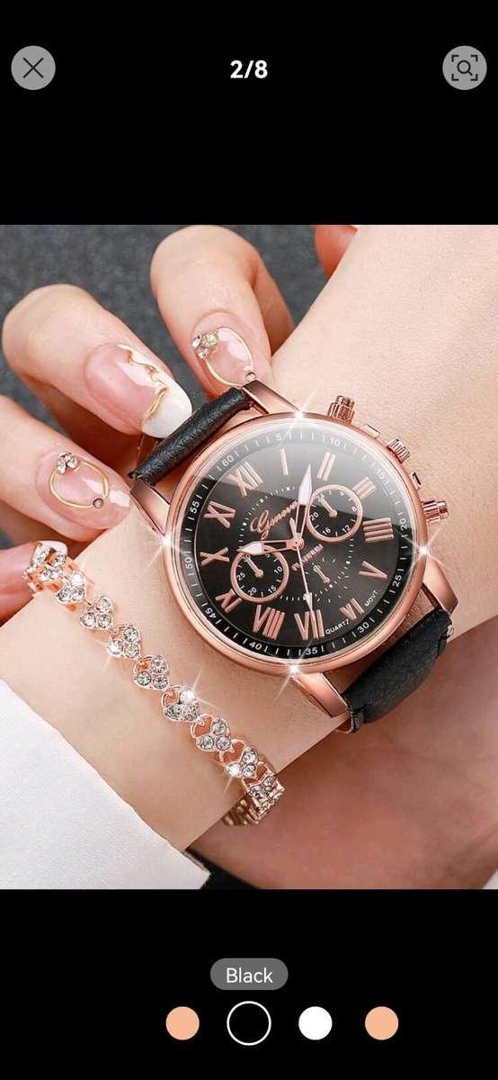 2pc luxurious woman Quartz Watch set