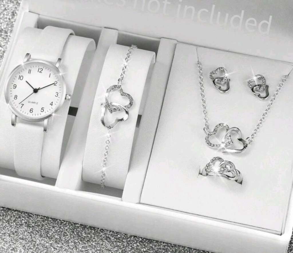 6pc/ set Ladies Luxurious Quartz Watch set