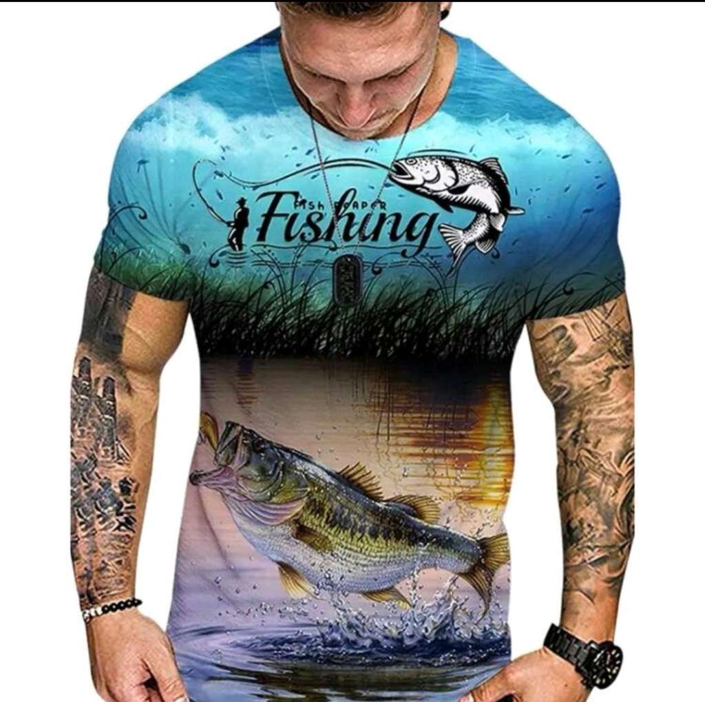 3D fishing T shirts