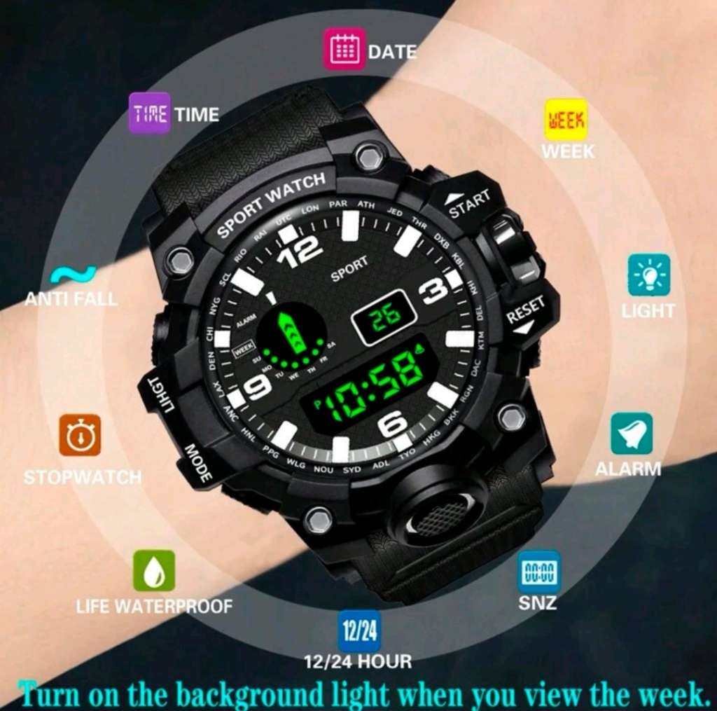 Sport watch / black