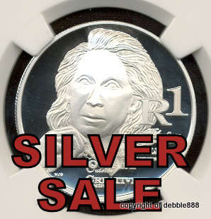 COMPLETE YOUR PERFECT NOBEL COLLECTION !!! PF70 UC-NADINE GORDIMER Nobel Laureate