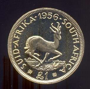 1956 GOLD POUND *** 22crt *** QEII series *** only 508 minted