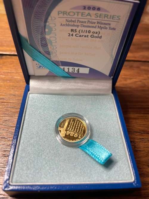 R5 gold protea series 1/10 ounce TUTU