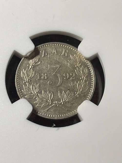 1892 3P NGC GRADED MS61