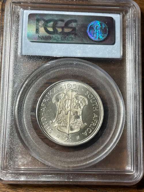 1951 2 shilling PCGS MS64 brilliant uncirculated