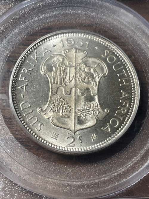 1951 2 shilling PCGS MS64 brilliant uncirculated