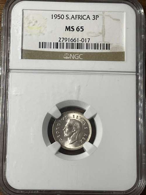 1950 3P NGC graded Ms65 Fantastic coin
