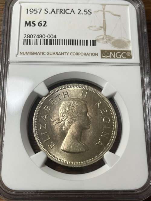 1957 2.5S NGC graded MS62