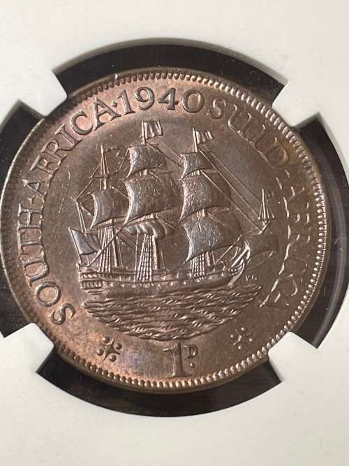 1940 variety. No star after date Ms64BN ngc graded